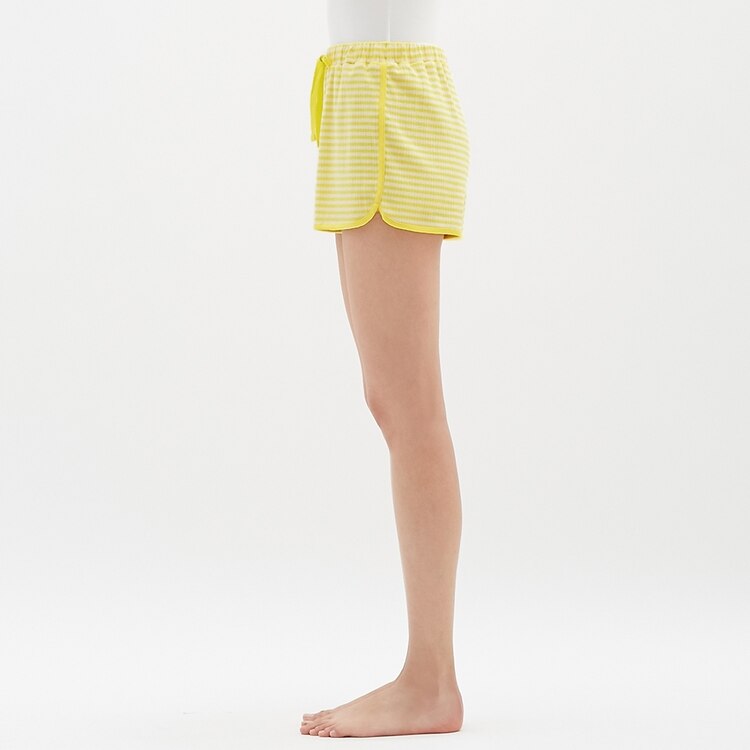 ラウンジリブショートパンツ ボーダー Gu ジーユー 公式通販オンラインストア