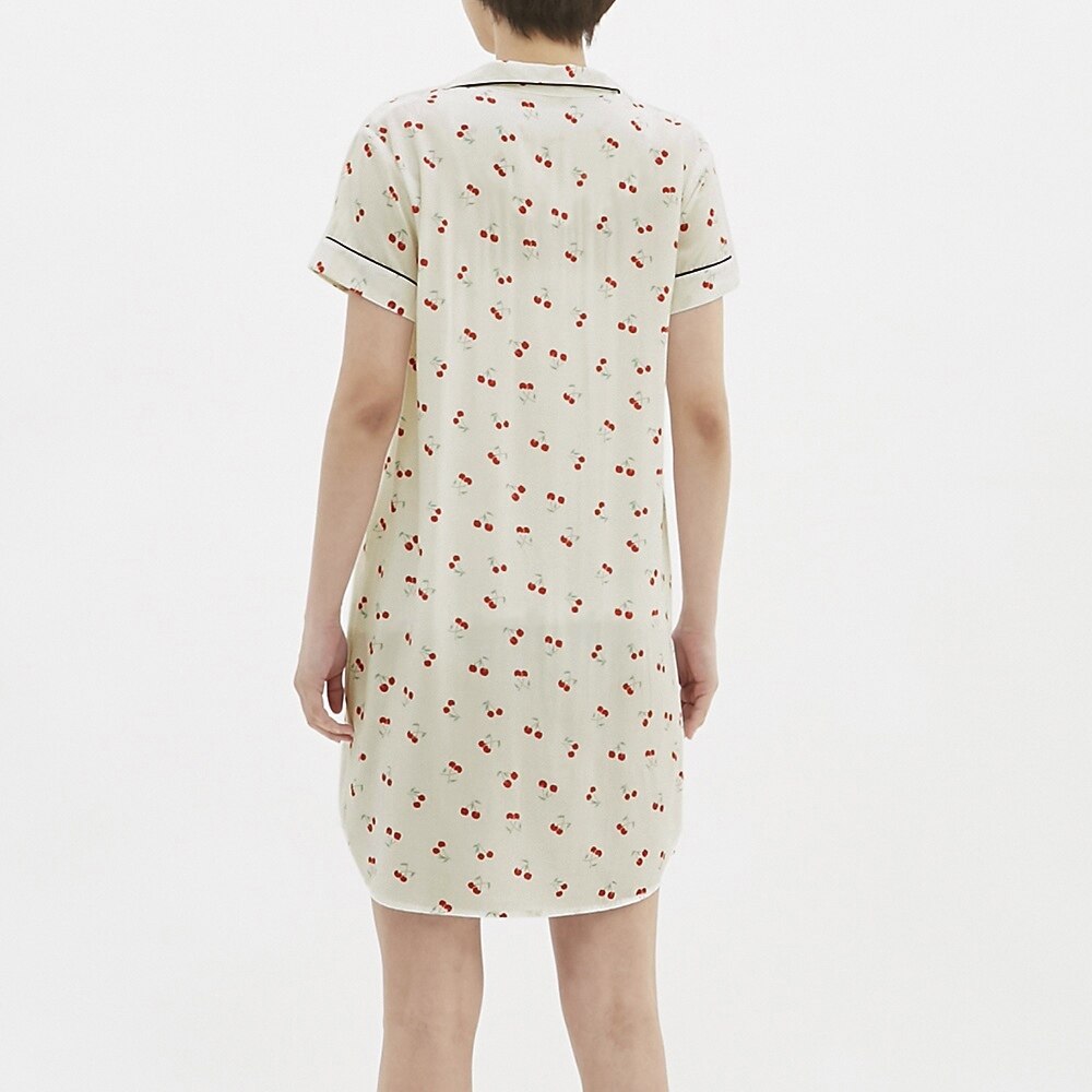 パジャマワンピース 半袖 チェリー Gu ジーユー 公式通販オンラインストア