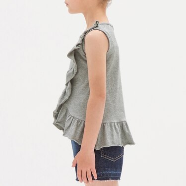 Gu公式 Girlsフリルタンクトップ ファッション通販サイト