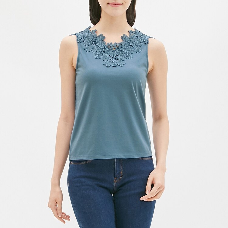 レースタンクトップgn Gu ジーユー 公式通販オンラインストア