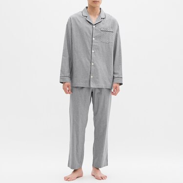 Gu公式 パジャマ 長袖 ストライプ A ファッション通販サイト