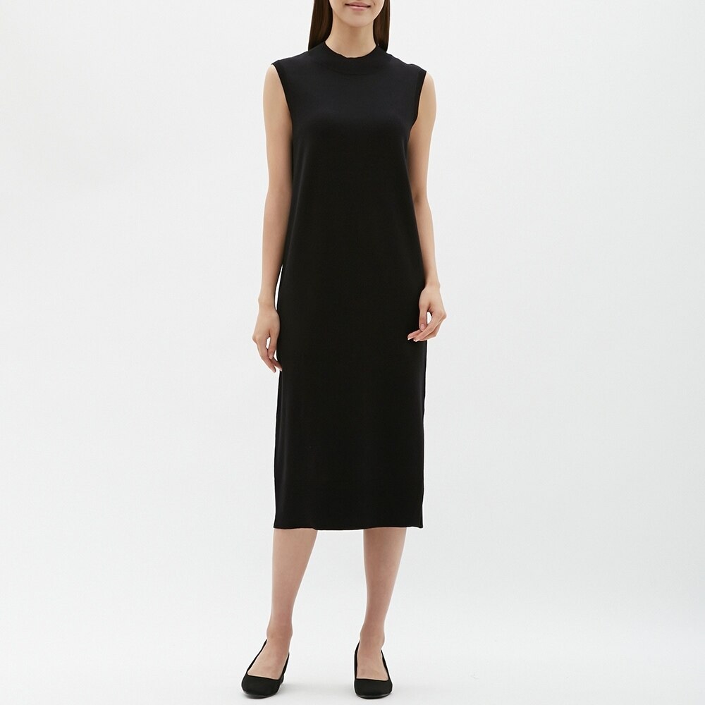 Guのハイネックニットワンピース ノースリーブ Z Stylehint