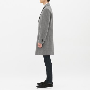 Gu公式 ウールブレンドチェスターコートmc ファッション通販サイト