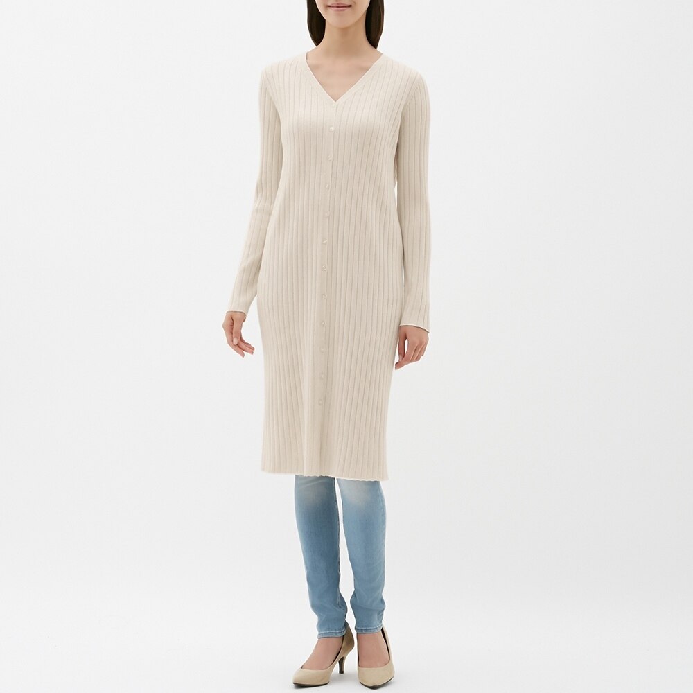 Guのリブワンピース 7分袖 Jn Stylehint