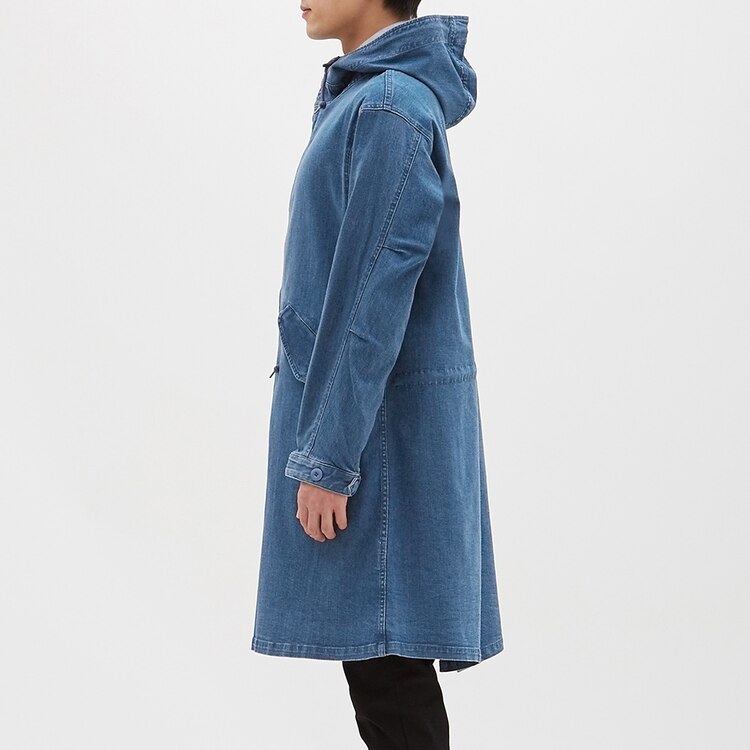 Gu公式 デニムモッズコートjn ファッション通販サイト