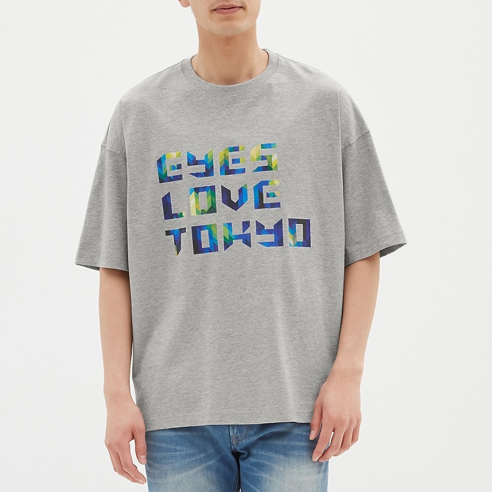 Guの Gu グラフィックスーパービッグt 5分袖 C Ts Stylehint