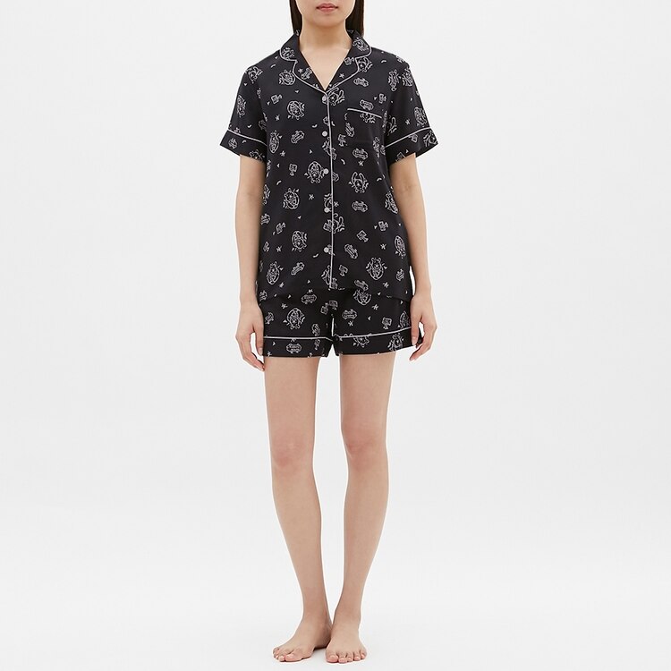 Gu公式 パジャマ 半袖 ショートパンツ ディズニー ファッション通販サイト