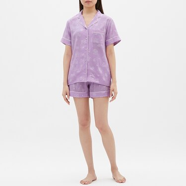 Gu公式 パジャマ 半袖 ショートパンツ ディズニー ファッション通販サイト