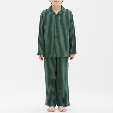 Gu公式 パジャマ 長袖 ストライプ ファッション通販サイト