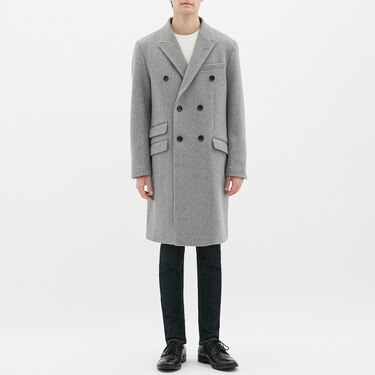 Gu公式 ダブルブレストチェスターコートcl ファッション通販サイト