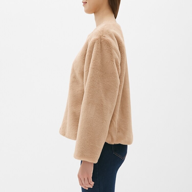 フェイクファーブルゾンz Gu ジーユー 公式通販オンラインストア