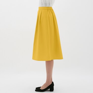 Gu公式 カラーフレアスカート ファッション通販サイト