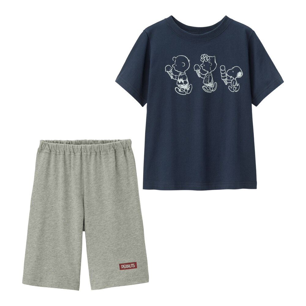 Gu公式 Boysラウンジセット 半袖 Peanuts2 ファッション通販サイト
