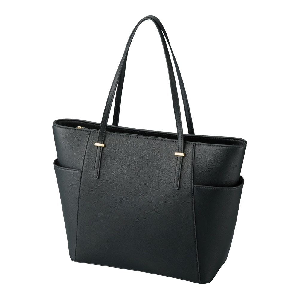DSQUARED2 ディースクエアード　黒革トートバッグ ドンドン見直し】美品△DSQUARED2 ディースクエアード DEAN AND