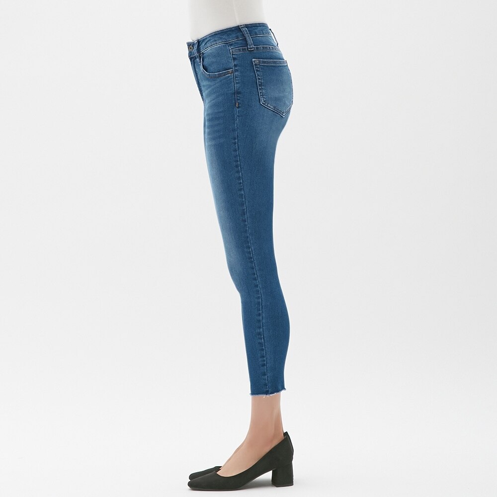 Gu公式 カットオフスキニーアンクルジーンズosec ファッション通販サイト