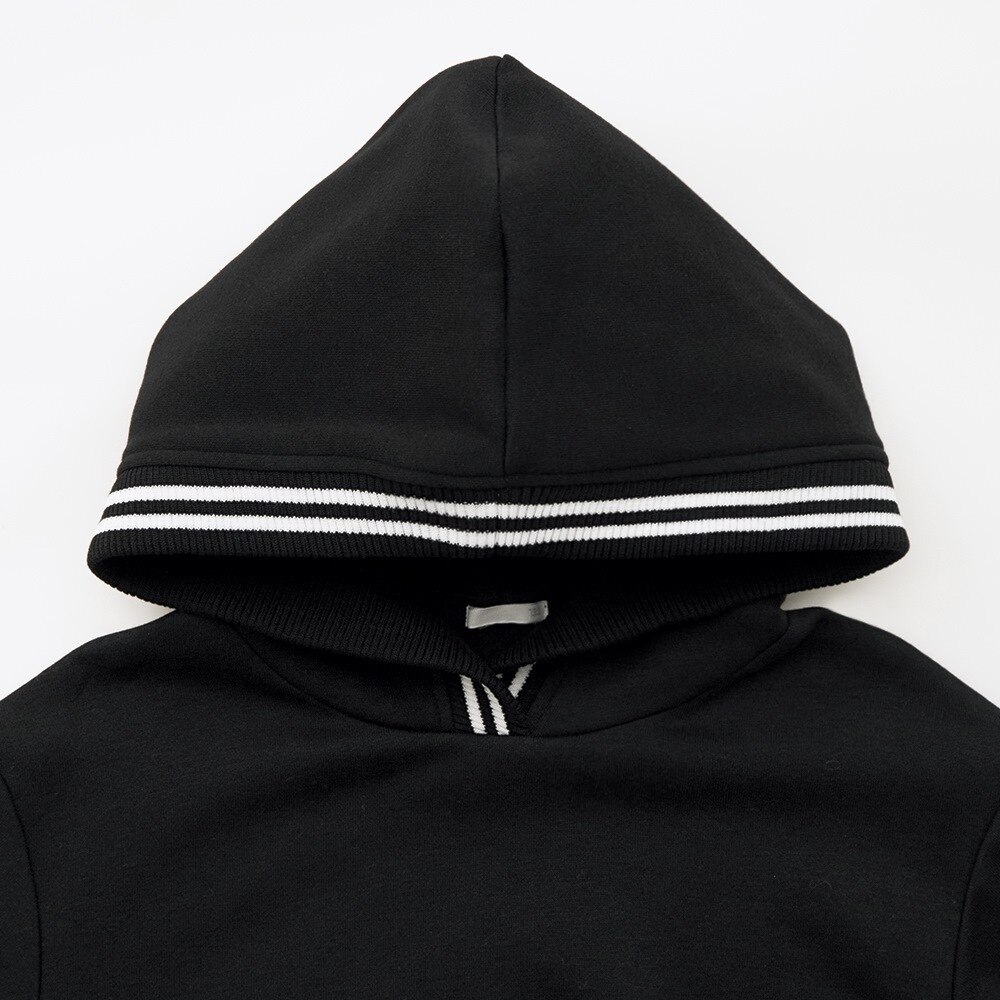 Gu公式 Girls裏起毛リブボーダースウェットワンピース 長袖 ファッション通販サイト