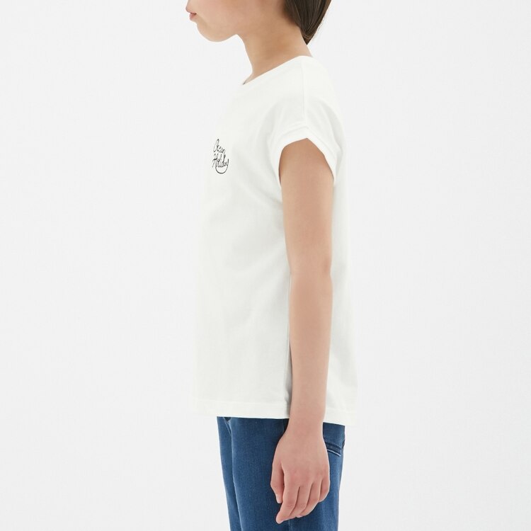 Girlsグラフィックt 半袖 刺繍ロゴ Gu ジーユー 公式通販オンラインストア Girlsグラフィックt 半袖 刺繍ロゴ Gu ジーユー 公式通販オンラインストア