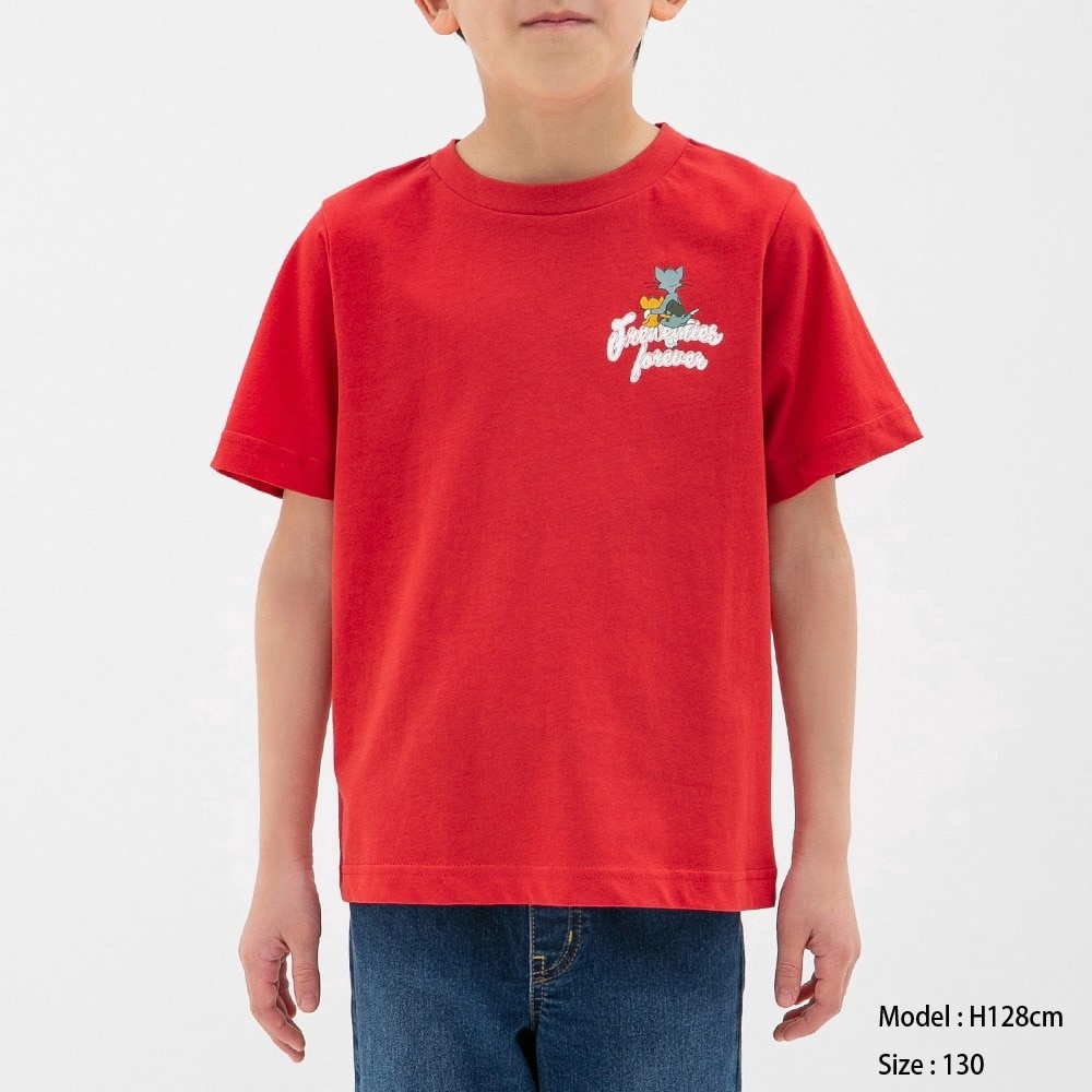 Kids 男女兼用 Tシャツ 半袖 Tom And Jerry Gu ジーユー 公式通販オンラインストア