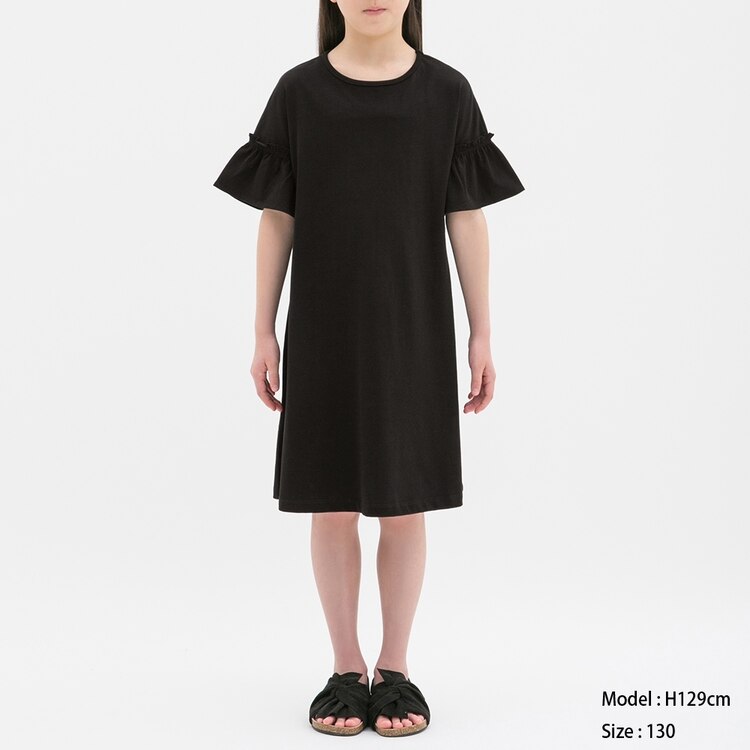 Girlsフリルスリーブワンピース 半袖 Gu ジーユー 公式通販オンラインストア Girlsフリルスリーブワンピース 半袖 Gu ジーユー 公式通販オンラインストア