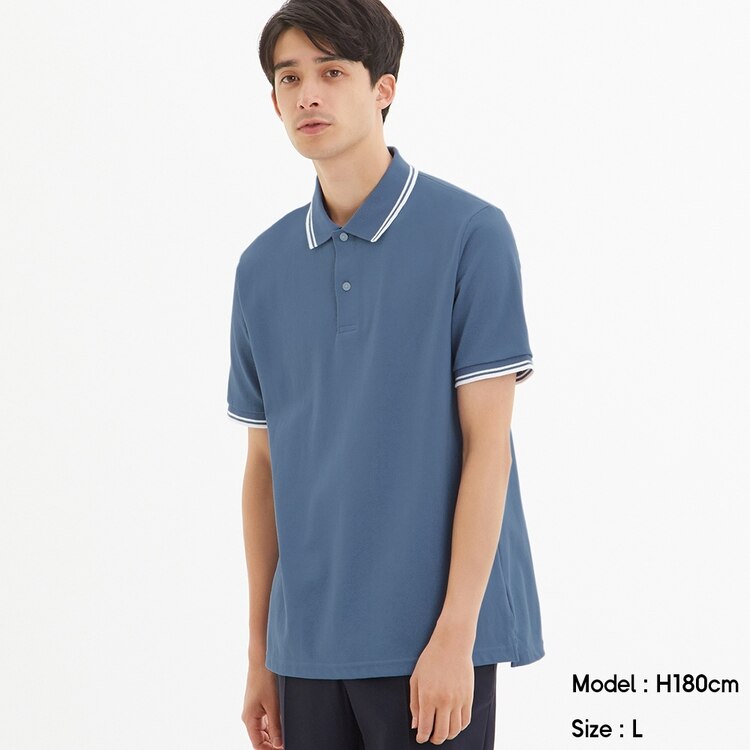 Gu公式 Guドライポロシャツ 半袖 ライン Cl ファッション通販サイト