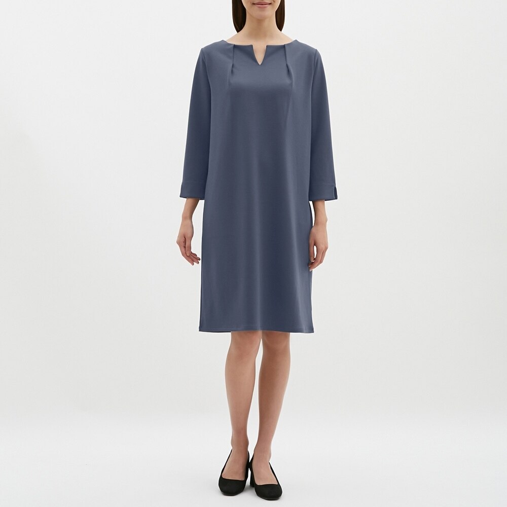 ポンチコクーンワンピース 7分袖 Z ファッション通販サイト Gu公式