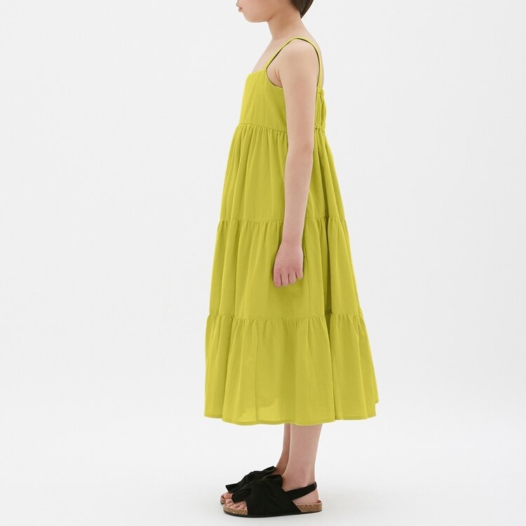 Gu公式 Girlsティアードワンピース ノースリーブ ファッション通販サイト