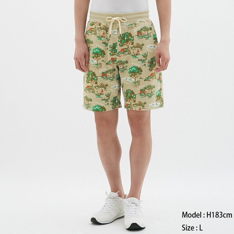 Gu公式 スウェットハーフパンツnowartt1 ファッション通販サイト