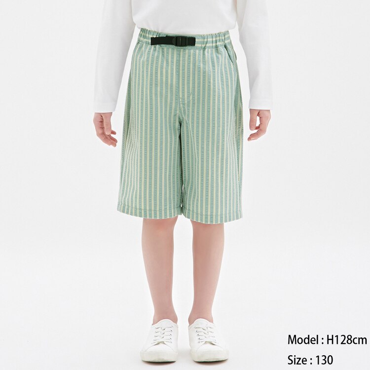 Boysサッカーストライプハーフパンツ Gu ジーユー 公式通販オンラインストア