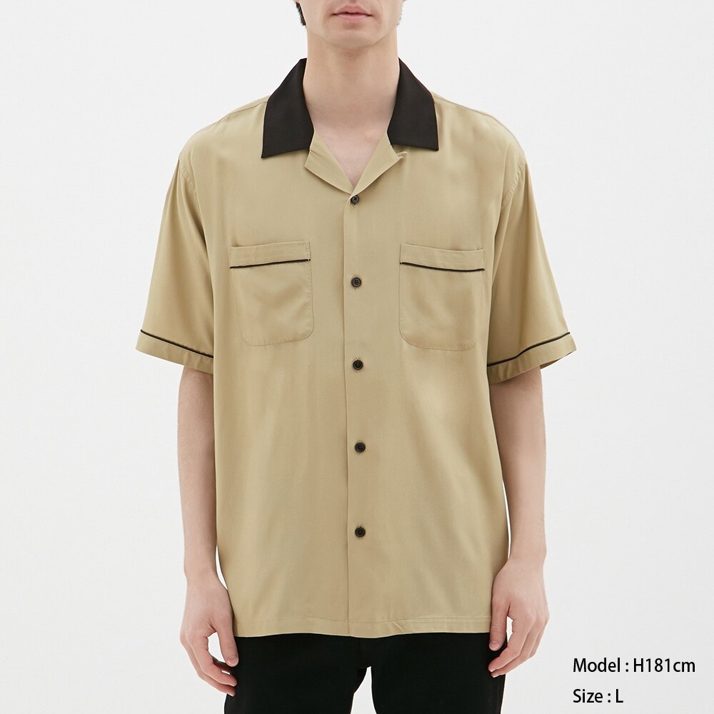 Guのボウリングシャツ 長袖 My X Stylehint