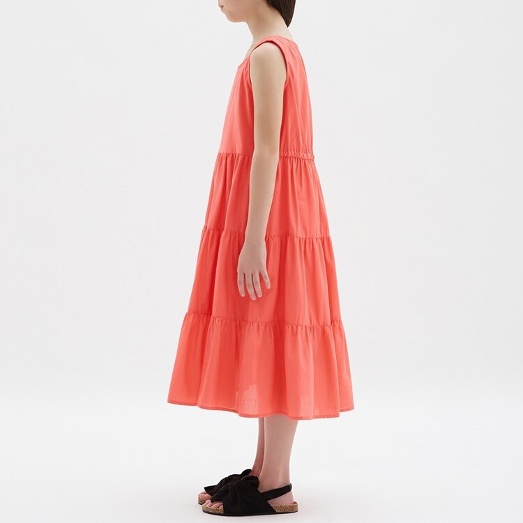 Gu公式 Girlsティアードワンピース ノースリーブ ファッション通販サイト