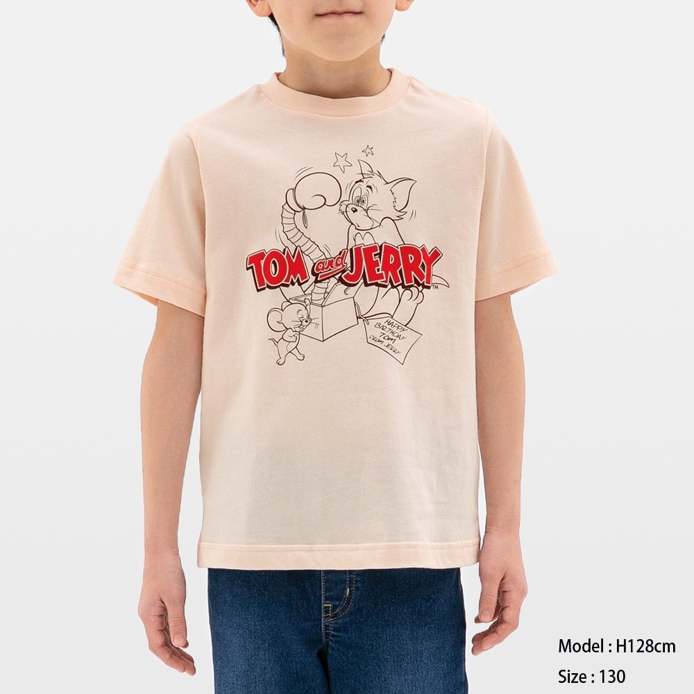 Kids 男女兼用 Tシャツ 半袖 Tom And Jerry2 Gu ジーユー 公式通販オンラインストア