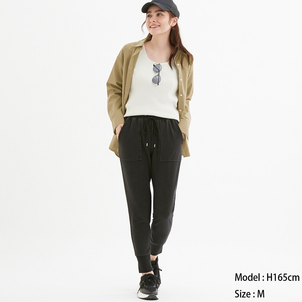 Mika デニムスウェットイージーパンツを使った着こなし コーディネート Stylehint