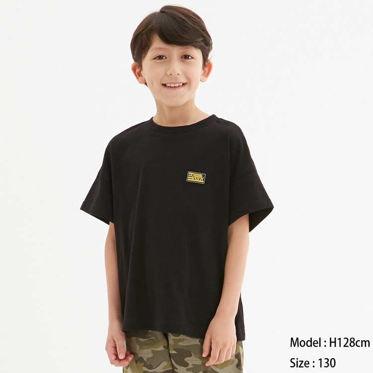 Boysシリコンワッペンビッグt 半袖 Gu ジーユー 公式通販オンラインストア Boysシリコンワッペンビッグt 半袖 Gu ジーユー 公式通販オンラインストア