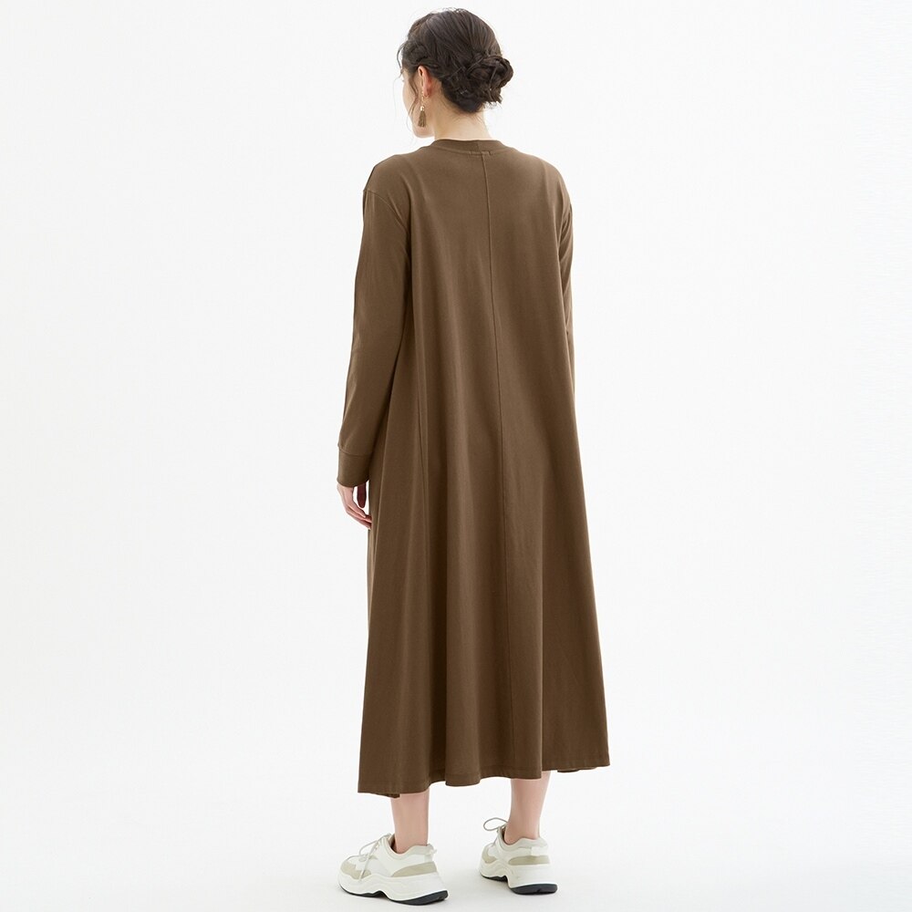 Gu公式 Aラインワンピース 長袖 Am ファッション通販サイト