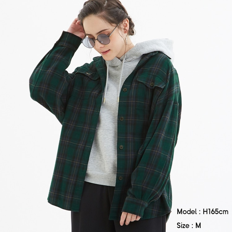 フランネルチェックロングシャツ 長袖 B E Gu ジーユー 公式通販オンラインストア フランネルチェックロングシャツ 長袖 B E Gu ジーユー 公式通販オンラインストア