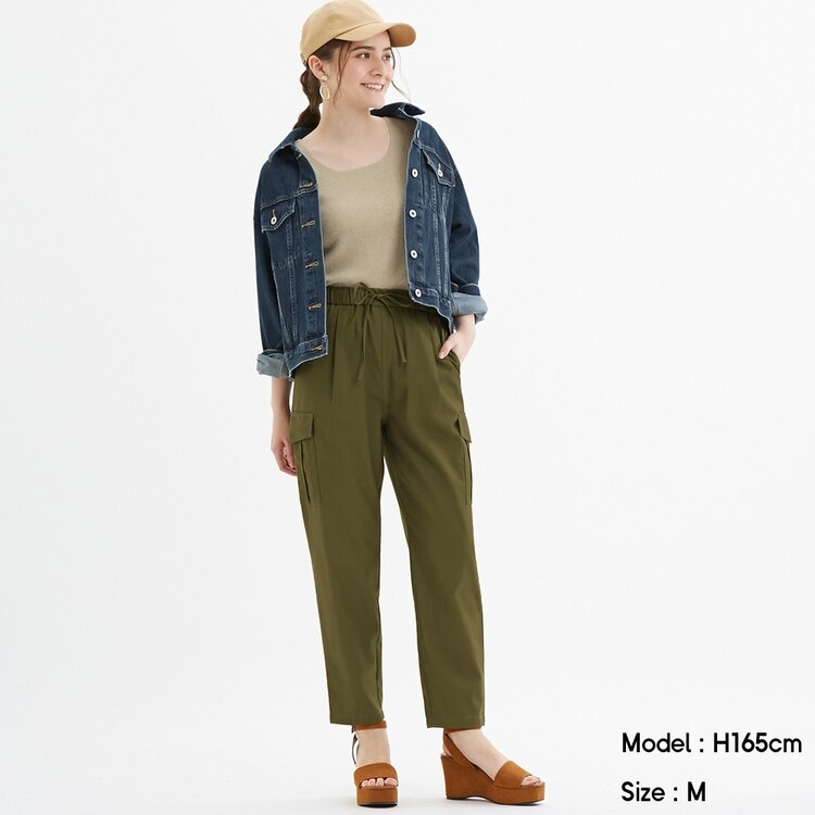 Gu公式 カーゴテーパードパンツnc ファッション通販サイト