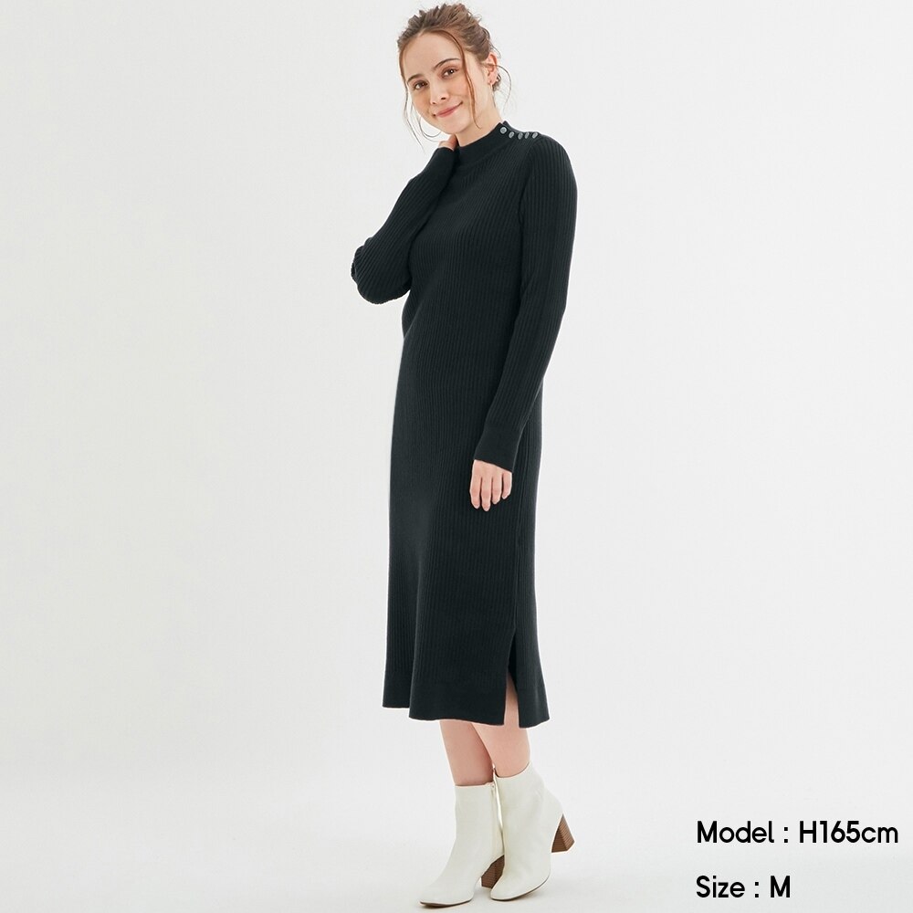 Guのポロニットワンピース 長袖 X Stylehint
