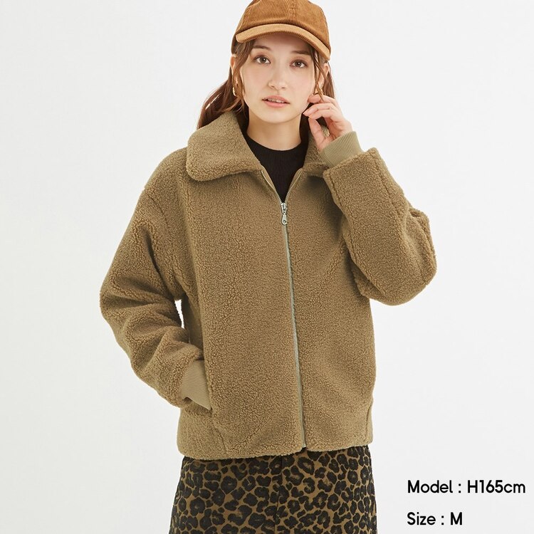 Gu公式 ボアジャケット ファッション通販サイト