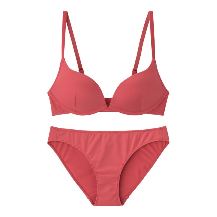 Gu公式 ノンワイヤーブラジャー ショーツセット ファッション通販サイト