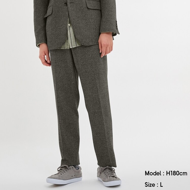 ツイードライクテーパードトラウザーcl セットアップ可能 Gu ジーユー 公式通販オンラインストア