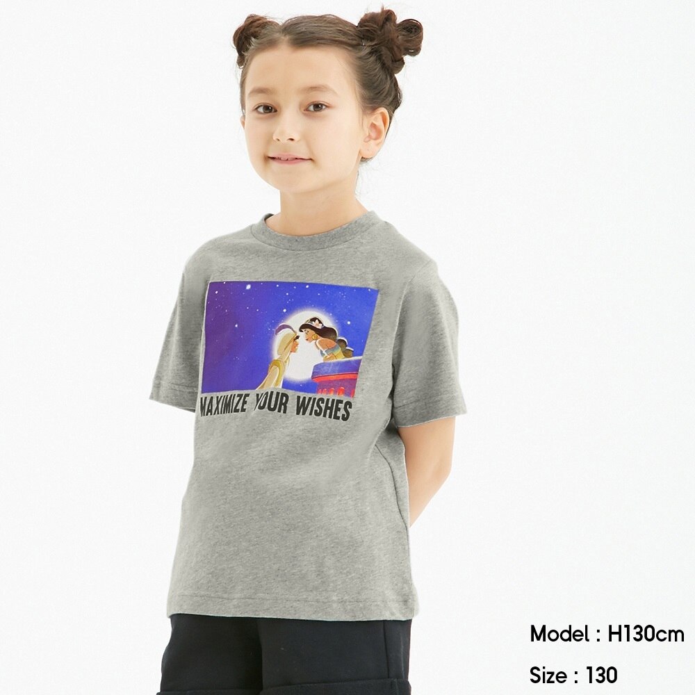 （GU）GIRLSグラフィックT(半袖)Disney1のサムネイル