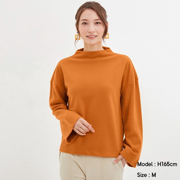 Gu公式 ボトルネックプルオーバー 長袖 ファッション通販サイト