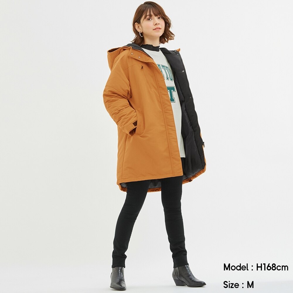 （GU）中わたオーバーサイズコートJN+Eのサムネイル