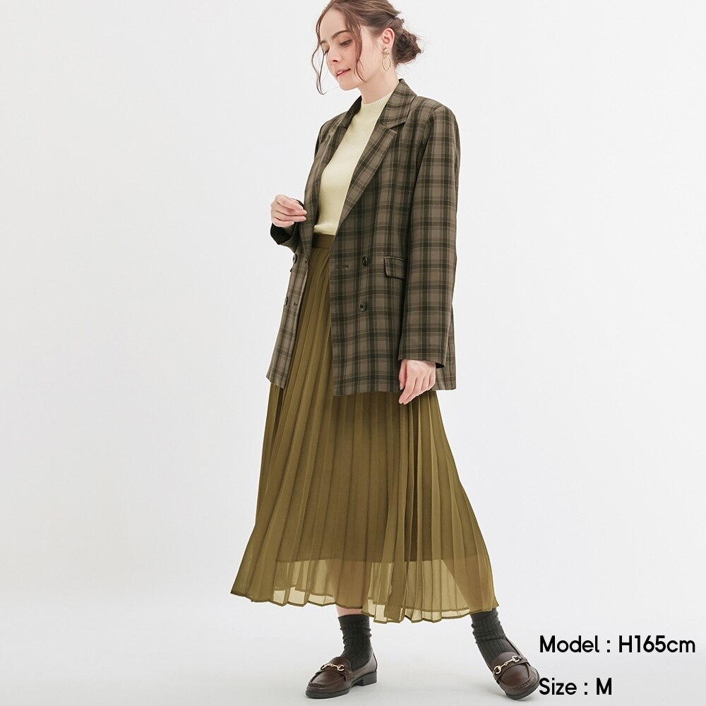 （GU）プリーツロングスカートのサムネイル