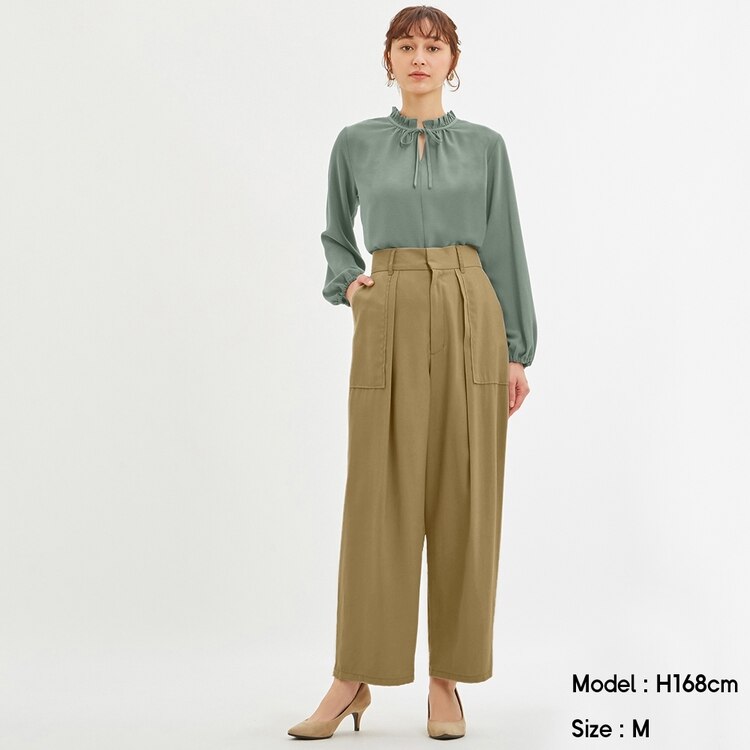 Gu公式 ベイカーコクーンシルエットパンツ ファッション通販サイト