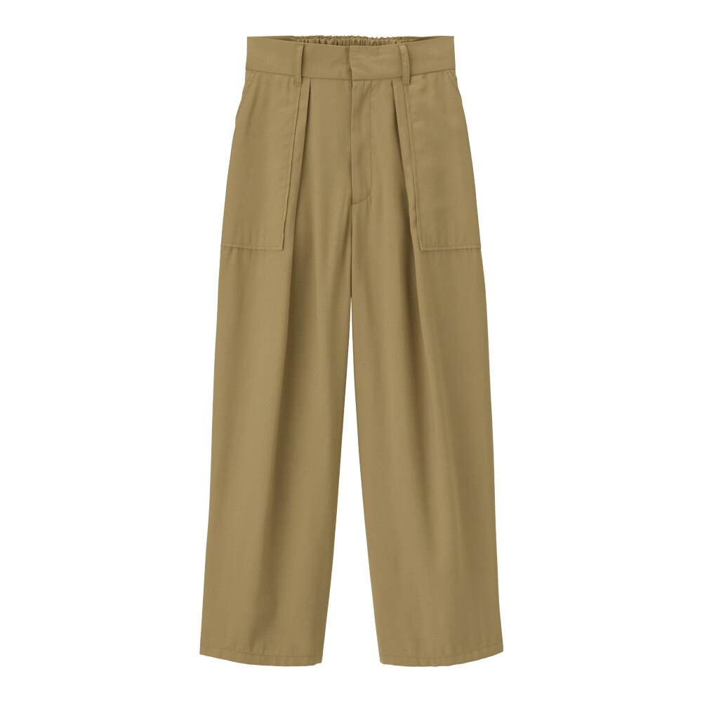 Gu公式 ベイカーコクーンシルエットパンツ ファッション通販サイト