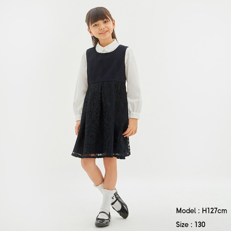Girlsレースコンビネーションワンピース ノースリーブ Cl E Gu ジーユー 公式通販オンラインストア Girlsレースコンビネーションワンピース ノースリーブ Cl E Gu ジーユー 公式通販オンラインストア