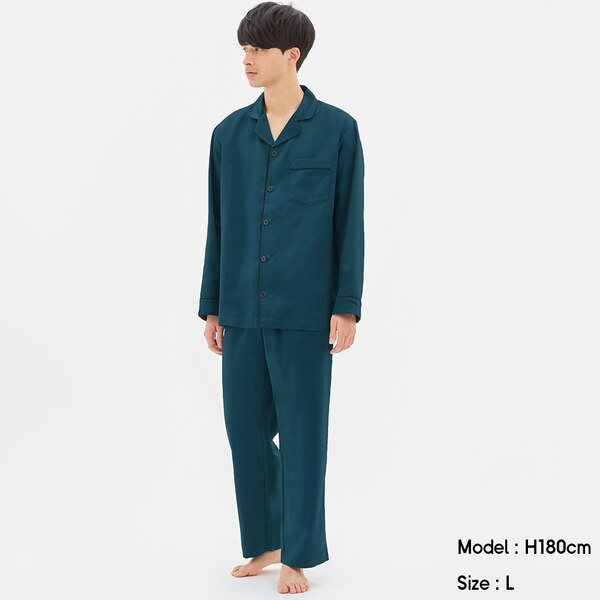 GU公式 | サテンパジャマ(長袖) | ファッション通販サイト
