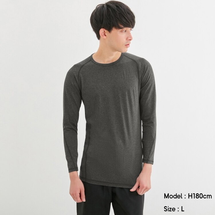 Gu公式 アクティブインナーt 9分袖 Ga ファッション通販サイト