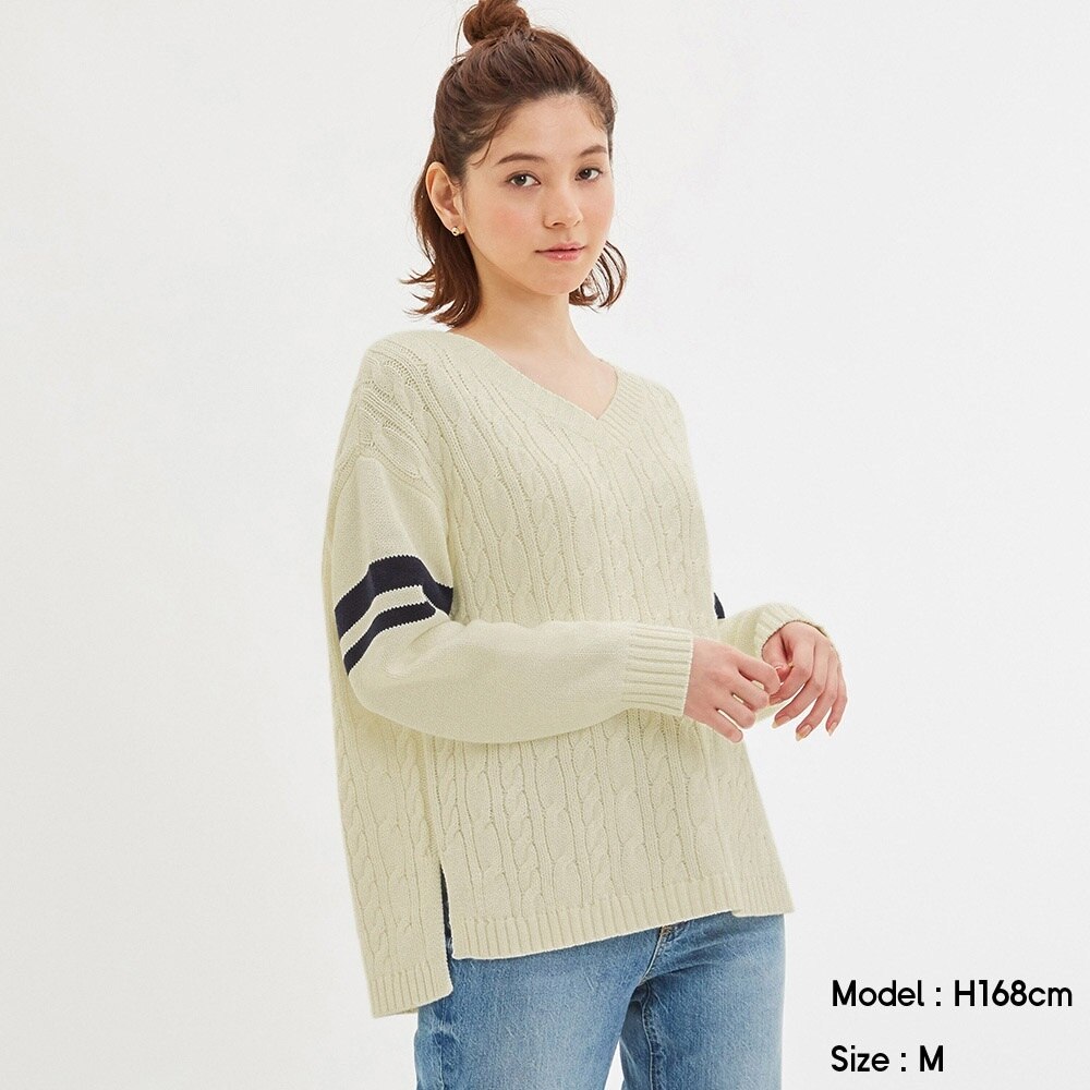 GUのカットアウトセーター(長袖)Q+E | StyleHint